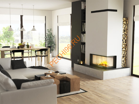 Люфт Kratki NP/L9/8040/B угловой белый 800x400 мм