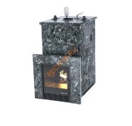 Печь банная ИзиСтим Геленджик М2 в кожухе из пироксенита