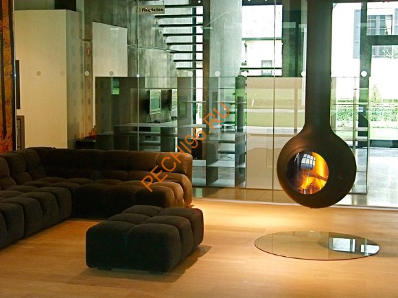 Камин Focus BathyscaFocus с выпуклым стеклом Камин Focus BathyscaFocus с выпуклым стеклом