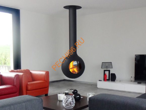 Камин Focus BathyscaFocus с выпуклым стеклом Камин Focus BathyscaFocus с выпуклым стеклом