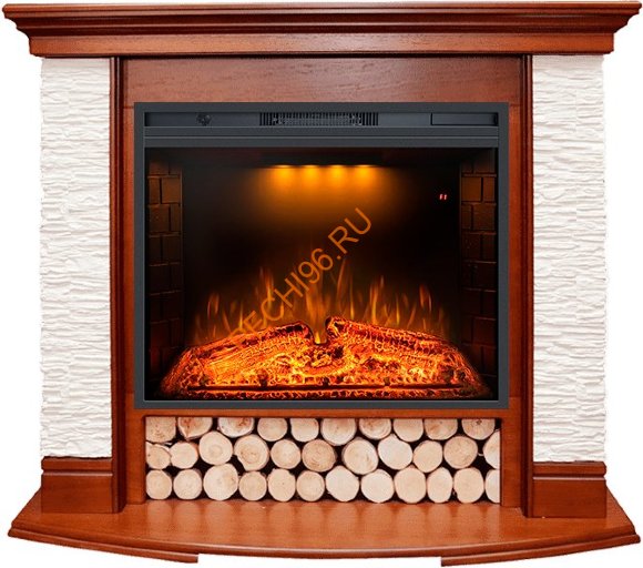 Электрический камин Royal Flame Country Орех с очагом Emerald 28