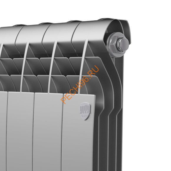 Радиатор биметаллический Royal Thermo BiLiner 500 Silver Satin VR80, 6 секций