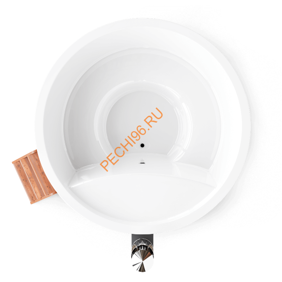 Купель композитная Polarspa ELITE 220 термобереза светлая