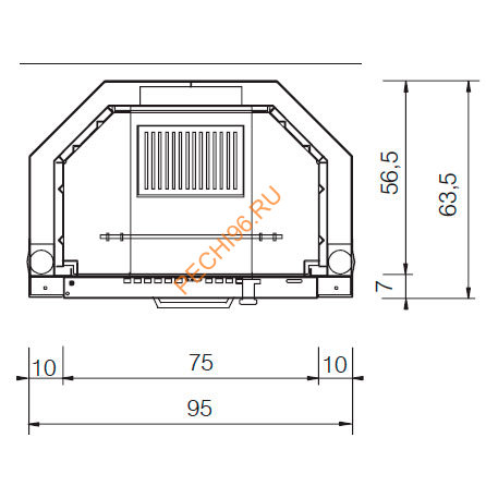 Каминная топка EdilKamin IC TEKNO 1 N