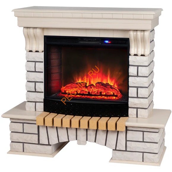 Электрокамин RealFlame Country 25 WT с очагом Sparta 25,5 LED Электрокамин RealFlame Country 25 WT с очагом Sparta 25,5 LED