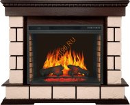 Электрокамин Royal Flame Shateau темный дуб с очагом Vision 28 EF LED FX Электрокамин Royal Flame Shateau темный дуб с очагом Vision 28 EF LED FX