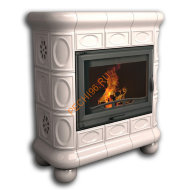 Печь-камин КимрПечь Медальон пристенный Белый Печь-камин КимрПечь Медальон пристенный Белый