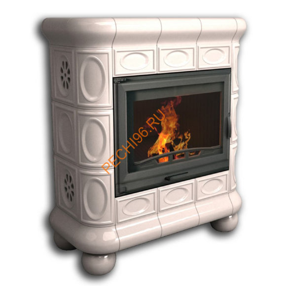 Печь-камин КимрПечь Медальон пристенный Белый Печь-камин КимрПечь Медальон пристенный Белый