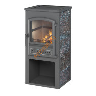 Печь-Камин Этна БКД с плитой Амфиболит Печь-Камин Этна БКД с плитой Амфиболит