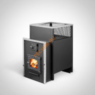 Печь банная Радуга ПБ-36, УТК, стекло, сталь 6 мм