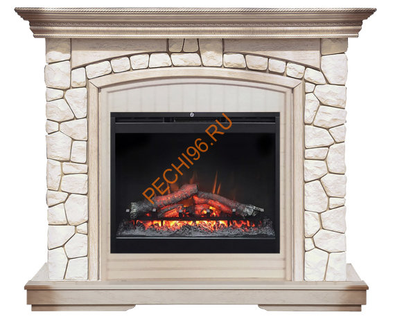 Электрокамин Dimplex Glasgow с очагом Symphony 26 DF2624-L слоновая кость