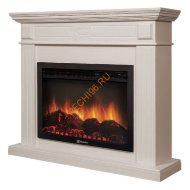 Электрокамин Electrolux EFP/P-3020LS N с порталом Firelight Bianco 30, белёный дуб