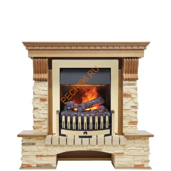 Электрокамин Dimplex Pierre Luxe с очагом Danville Brass FB2 дуб/ сланец Электрокамин Dimplex Pierre Luxe с очагом Danville Brass FB2 дуб/ сланец