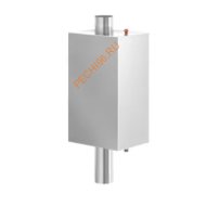 Бак на трубе Везувий нержавейка (AISI 439 0,8 мм) 80л d115, прямоугольный