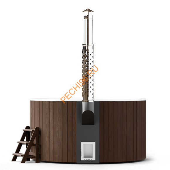 Купель композитная Polarspa ELITE 220 термососна темная