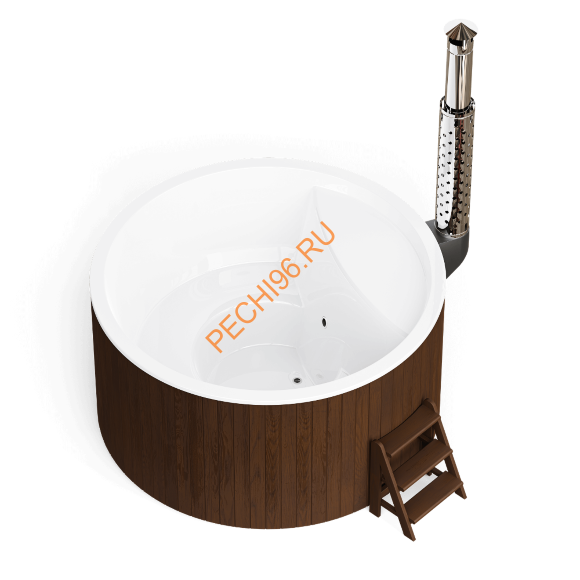 Купель композитная Polarspa ELITE 220 термососна темная