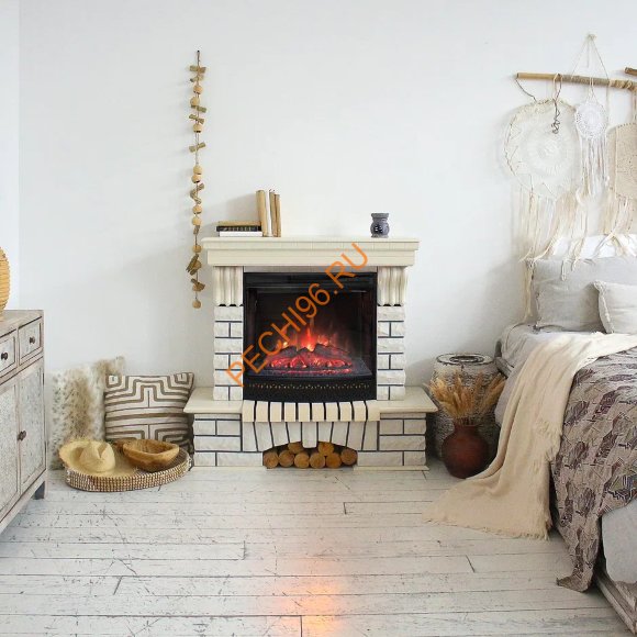 Электрокамин RealFlame Country 25 WT с очагом Evrika 25,5 LED Электрокамин RealFlame Country 25 WT с очагом Evrika 25,5 LED