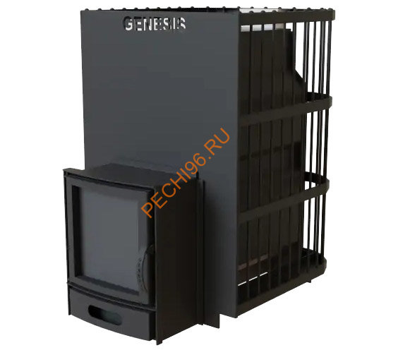 Печь-камин банная Термосфера Genesis GN 400, AISI 430