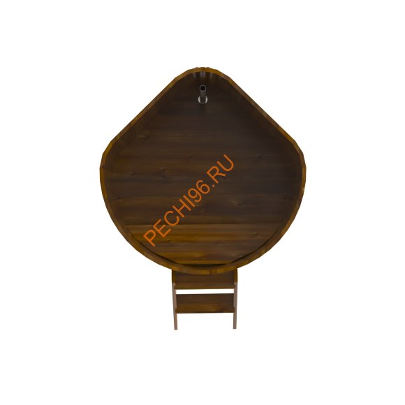 Купель для бани BentWood угловая из морёной лиственницы Рустик, 1,19х1,19 м