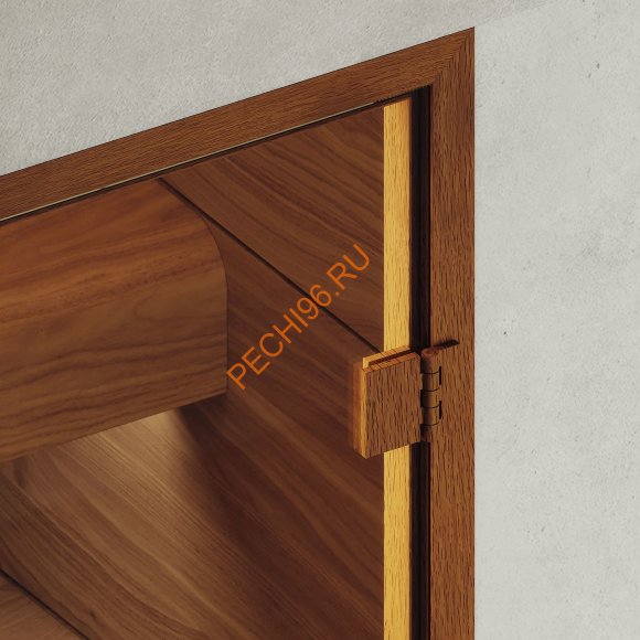 Дверь стеклянная DoorWood Хамам АРТ Wood 13 сатин