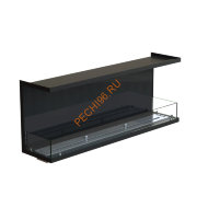 Биокамин фронтальный 1500х500х300 мм, стемалит, стекло Биокамин фронтальный 1500х500х300 мм, стемалит, стекло