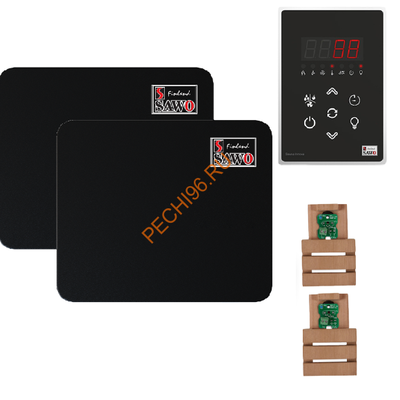 Комплект управления SAWO INNOVA CLASSIC V2 Combi до 30 кВт, черный