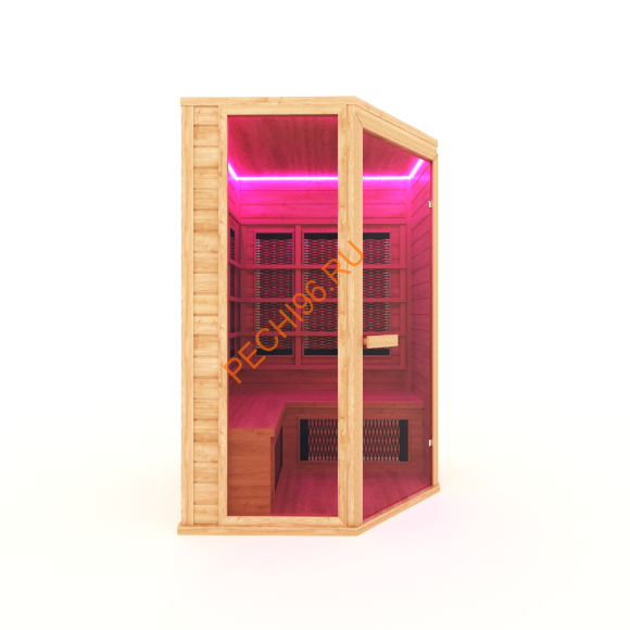 Инфракрасная кабина НКЗ 3-местная угловая из кедра Инфракрасная кабина НКЗ 3-местная угловая из кедра