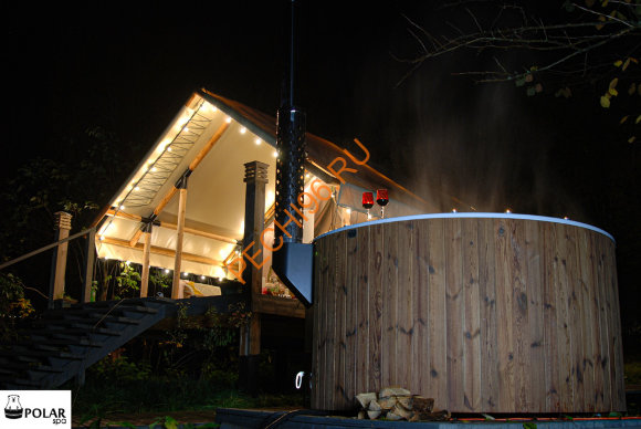 Купель композитная Polarspa ELITE 220 термососна светлая