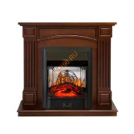 Электрокамин Royal Flame Boston темный дуб с очагом Majestic FX M