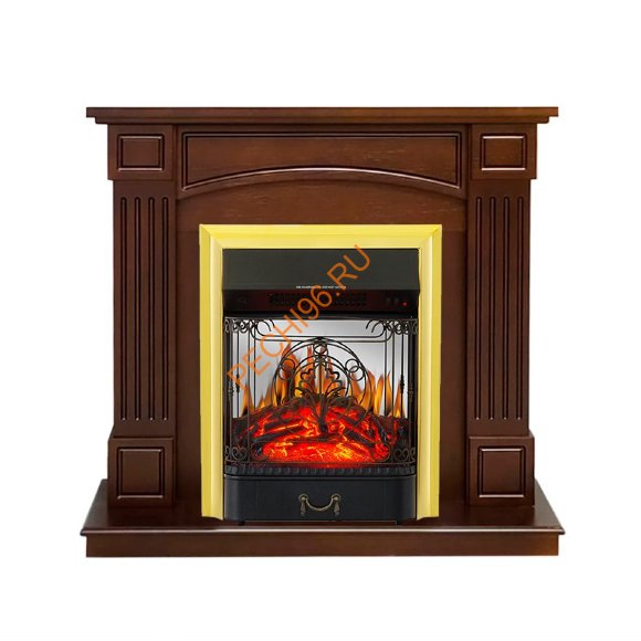 Электрокамин Royal Flame Boston темный дуб с очагом Majestic FX M Электрокамин Royal Flame Boston темный дуб с очагом Majestic FX M
