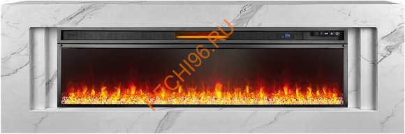 Электрокамин Royal Flame Line 60, SFT Stone Touch Белый мрамор, с очагом Vision 60 LED Электрокамин Royal Flame Line 60, SFT Stone Touch Белый мрамор, с очагом Vision 60 LED