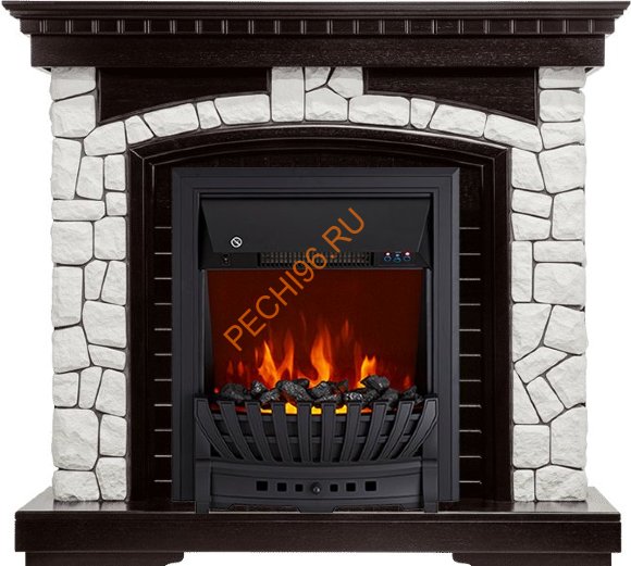 Электрокамин Royal Flame Glasgow венге/белый с очагом Aspen Электрокамин Royal Flame Glasgow венге/белый с очагом Aspen