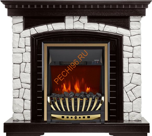 Электрокамин Royal Flame Glasgow венге/белый с очагом Aspen Электрокамин Royal Flame Glasgow венге/белый с очагом Aspen