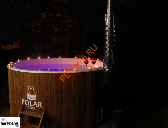 Купель композитная Polarspa COMFORT FAMILY COLD 220 термобереза темная Купель композитная Polarspa COMFORT FAMILY COLD 220 термобереза темная