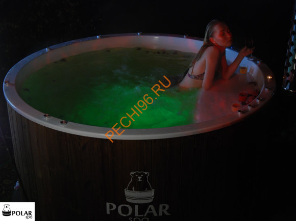 Купель композитная Polarspa COMFORT FAMILY COLD 220 термобереза темная Купель композитная Polarspa COMFORT FAMILY COLD 220 термобереза темная