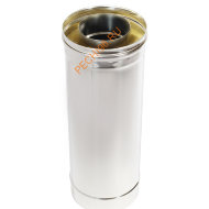 Сэндвич-труба ТиС Стандарт L=500 мм, нержавейка AISI 304/304, D250/350 мм