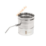 Шибер-задвижка ТиС Промо, нержавейка AISI 316-0,8 мм, D200 мм