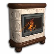 Печь-камин КимрПечь Медальон пристенный Шоколад Печь-камин КимрПечь Медальон пристенный Шоколад