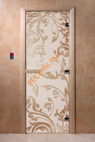 Дверь стеклянная DoorWood «Венеция сатин», 2000х600 мм Дверь стеклянная DoorWood «Венеция сатин», 2000х600 мм