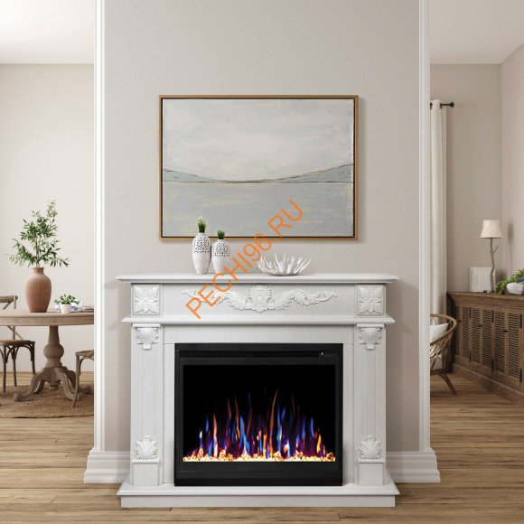 Электрокамин RealFlame Philadelphia 25,5 WT с очагом Saphir 25,5 Электрокамин RealFlame Philadelphia 25,5 WT с очагом Saphir 25,5