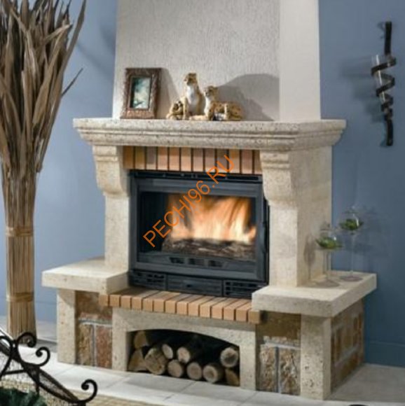 Дровяной камин CHAZELLES СS20 с топкой SOLO D70