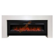 Электрокамин Electrolux Infinity EFP/P-1600ULS с порталом Suprema Long, бело-черный