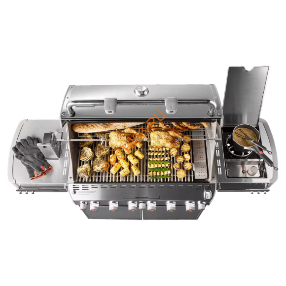 Газовый гриль WEBER SUMMIT S-670 GBS, нержавеющая сталь
