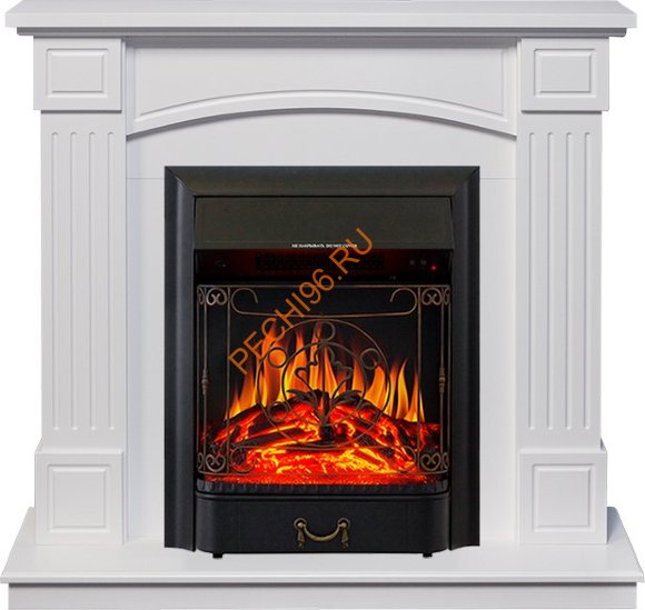 Электрокамин Royal Flame Boston белый с очагом Majestic FX