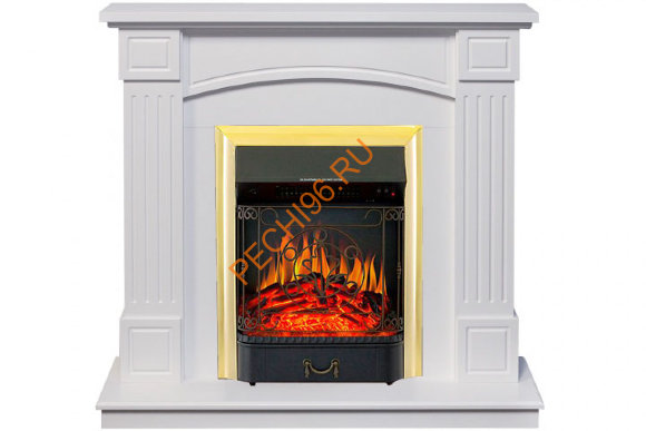 Электрокамин Royal Flame Boston белый с очагом Majestic FX