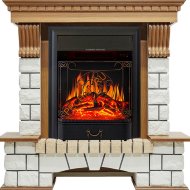 Электрокамин Royal Flame Pierre Luxe дуб с очагом Majestic FX