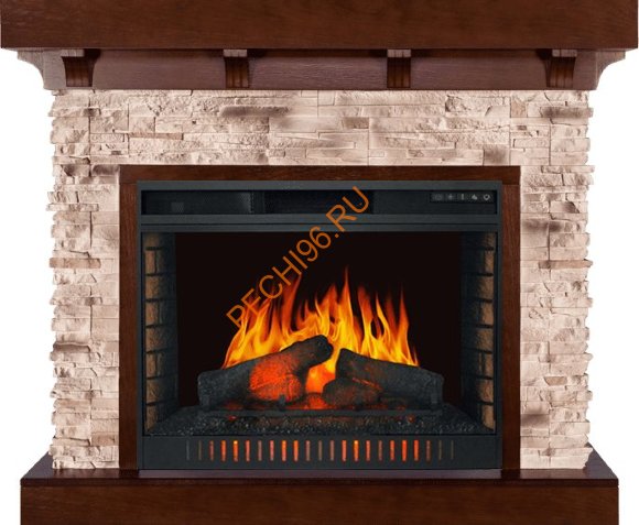 Электрокамин Royal Flame Chalet темный дуб с очагом Vision 30 EF LED FX Электрокамин Royal Flame Chalet темный дуб с очагом Vision 30 EF LED FX