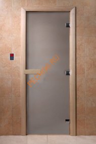 Дверь стеклянная DoorWood сатин, 2000х700 мм Дверь стеклянная DoorWood сатин, 2000х700 мм