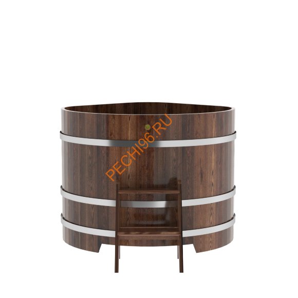 Купель для бани BentWood угловая из морёной лиственницы Премиум, 1,19х1,19 м