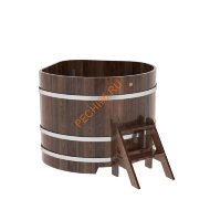 Купель для бани BentWood угловая из морёной лиственницы Премиум, 1,19х1,19 м Купель для бани BentWood угловая из морёной лиственницы Премиум, 1,19х1,19 м